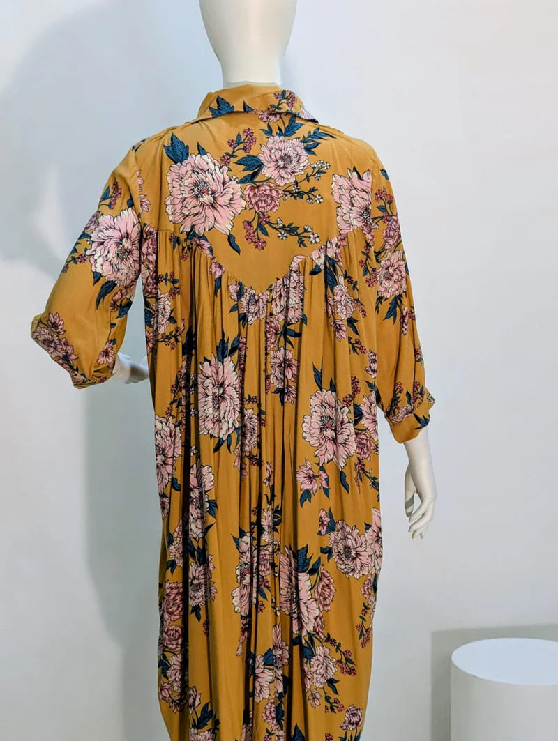 Floral Shirt Dress