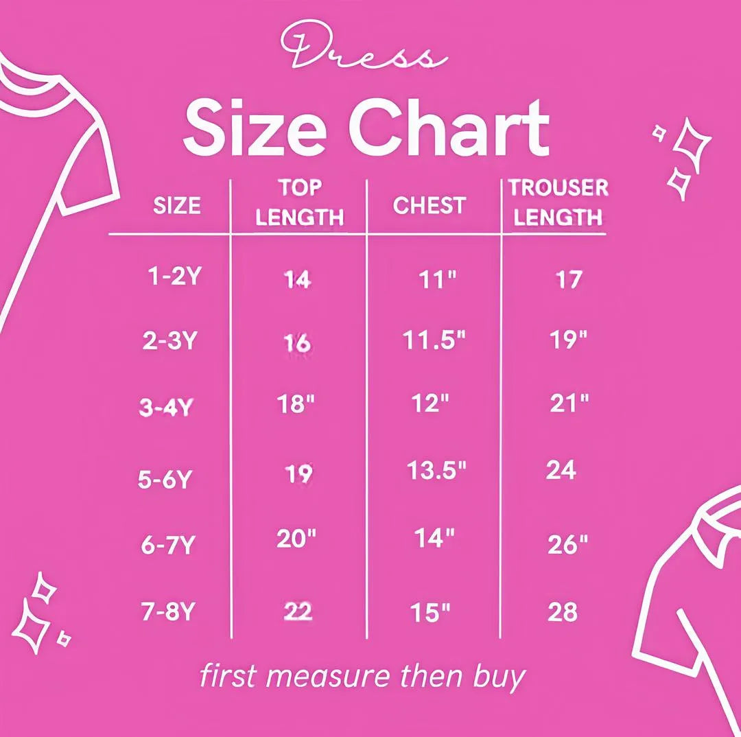 Girls Cotton Printed 2-Piece