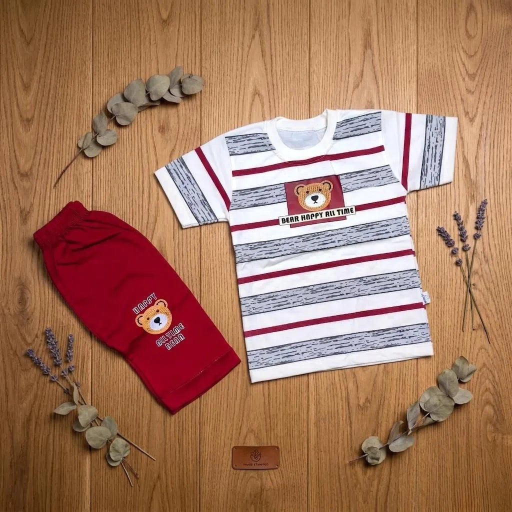 Toddler Striped Shorts Set