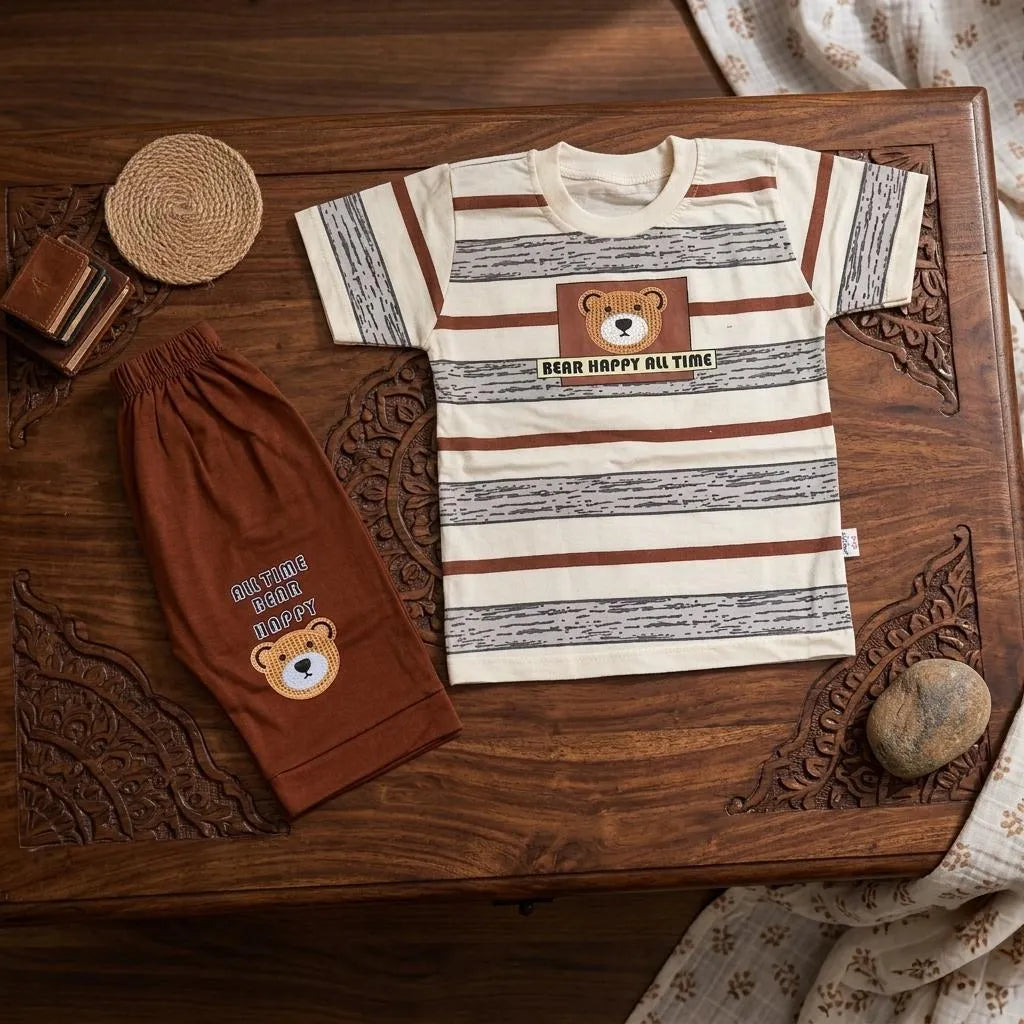 Toddler Striped Shorts Set