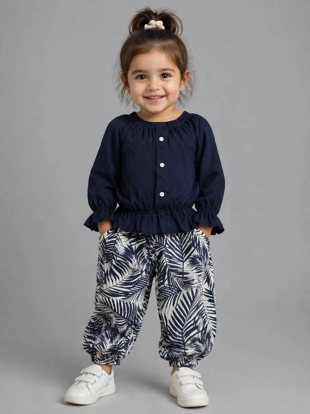 Printed Frock & Trouser 2Pcs Set