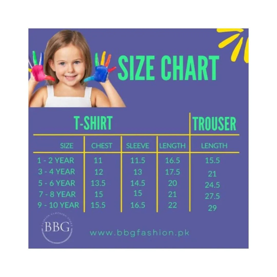 Girl's Jersey Plain Co-ord Set