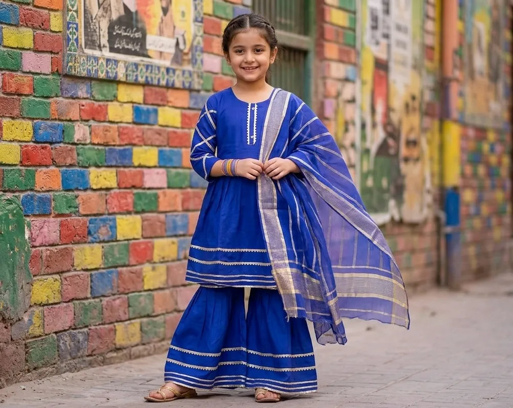 Girls Lawn 3Pcs Set