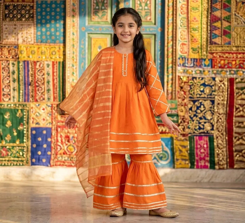Girls Lawn 3Pcs Set