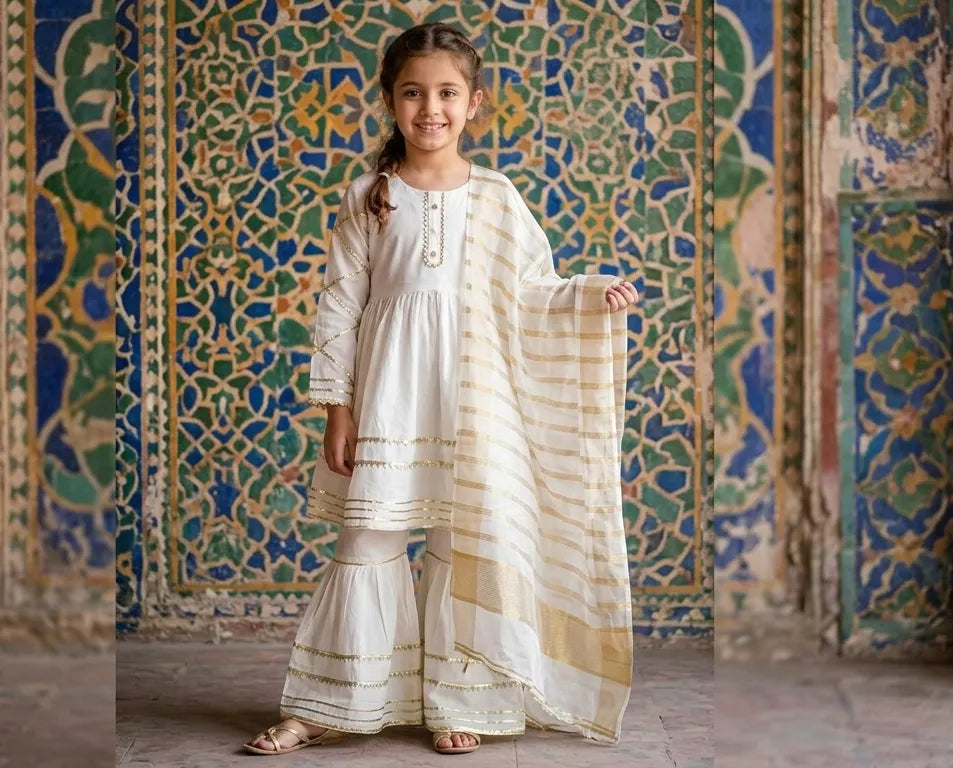 Girls Lawn 3Pcs Set