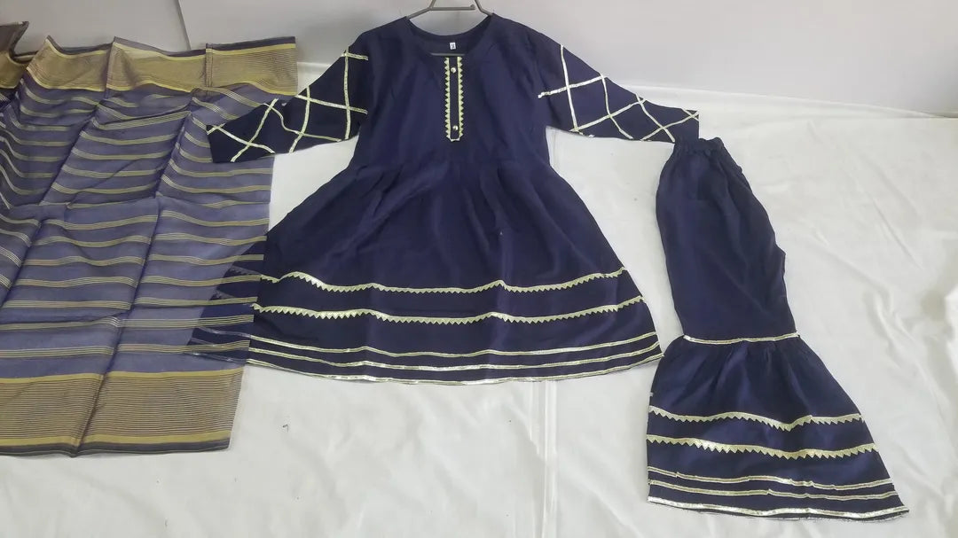Girls Lawn 3Pcs Set
