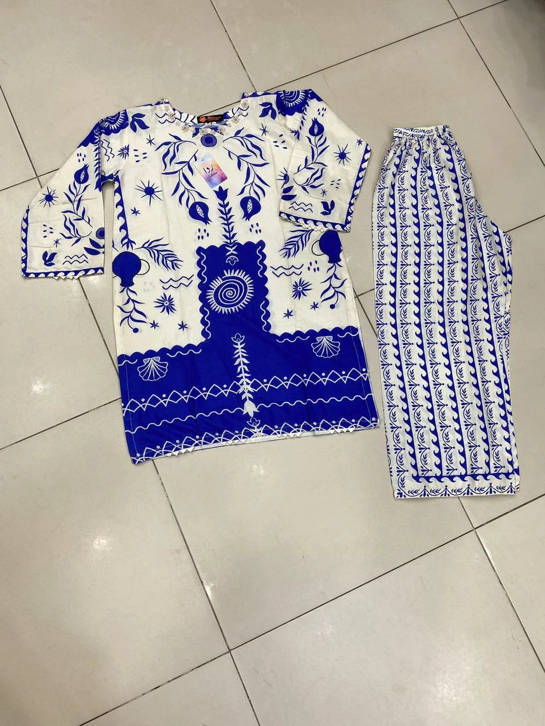 Printed Lawn Kurta Set