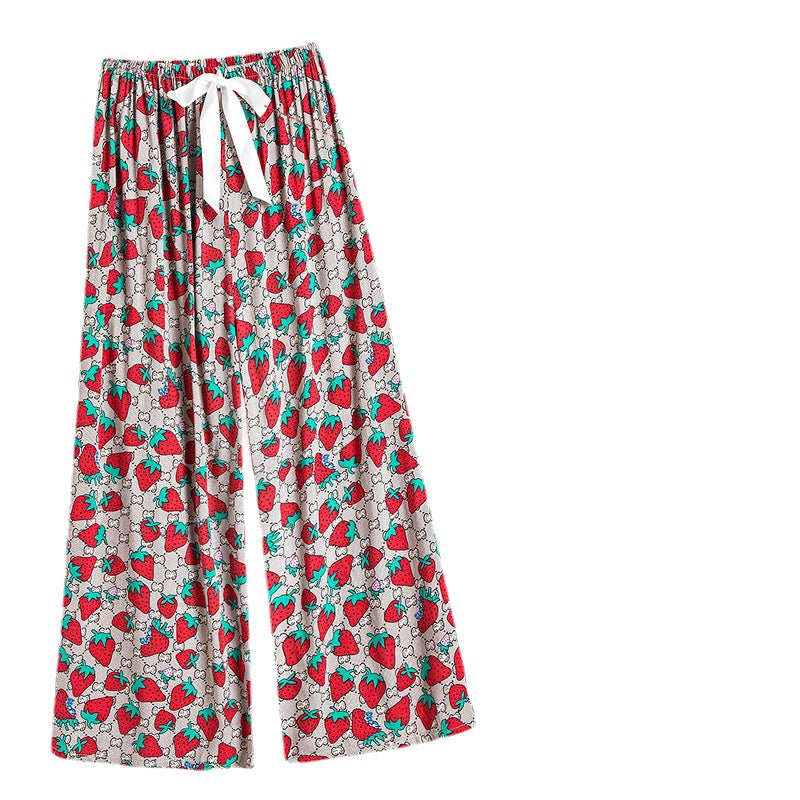 Women Printed Wide Leg Sleep Pants
