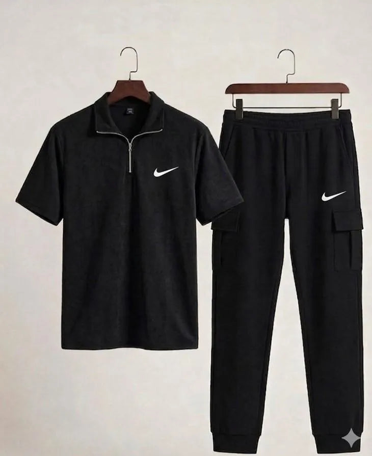 Polo Track Suit with Black Pants