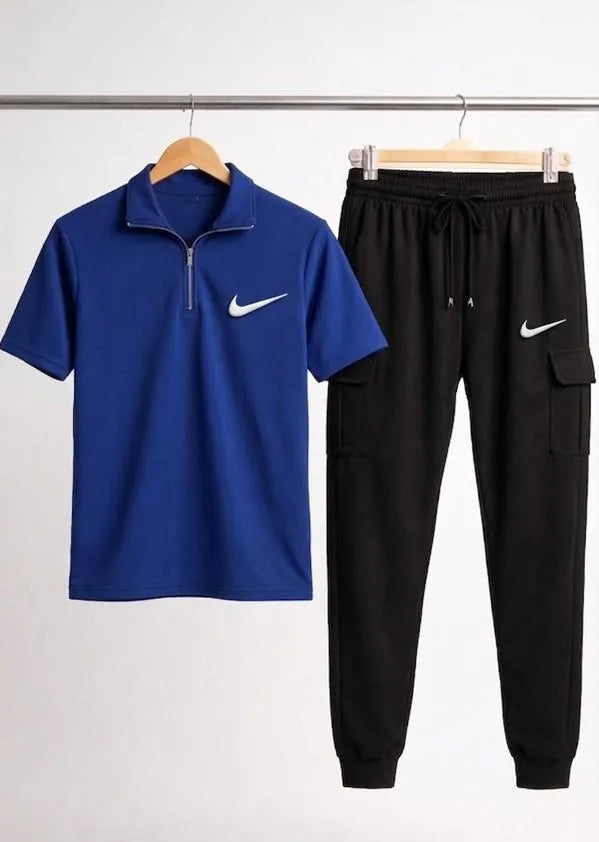 Polo Track Suit with Black Pants