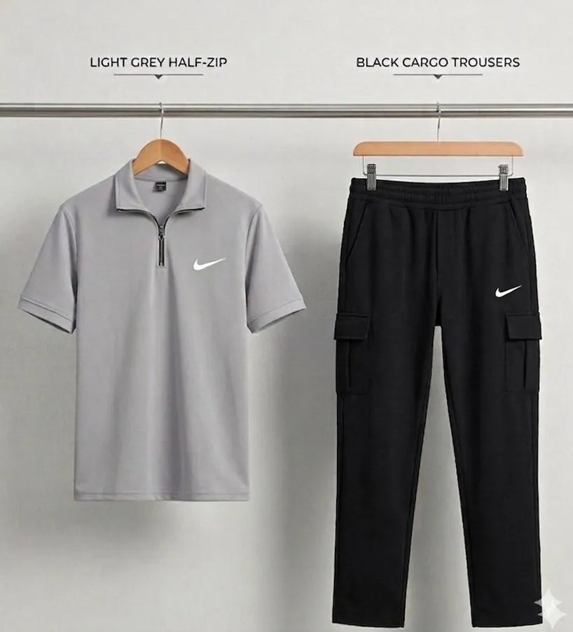 Polo Track Suit with Black Pants