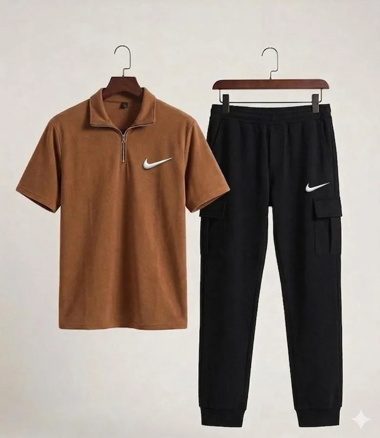 Polo Track Suit with Black Pants