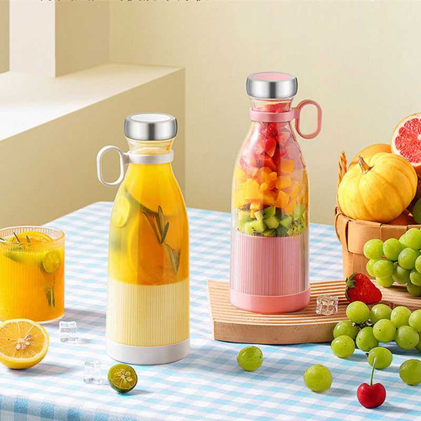 Electric Blender Bottle Juicer