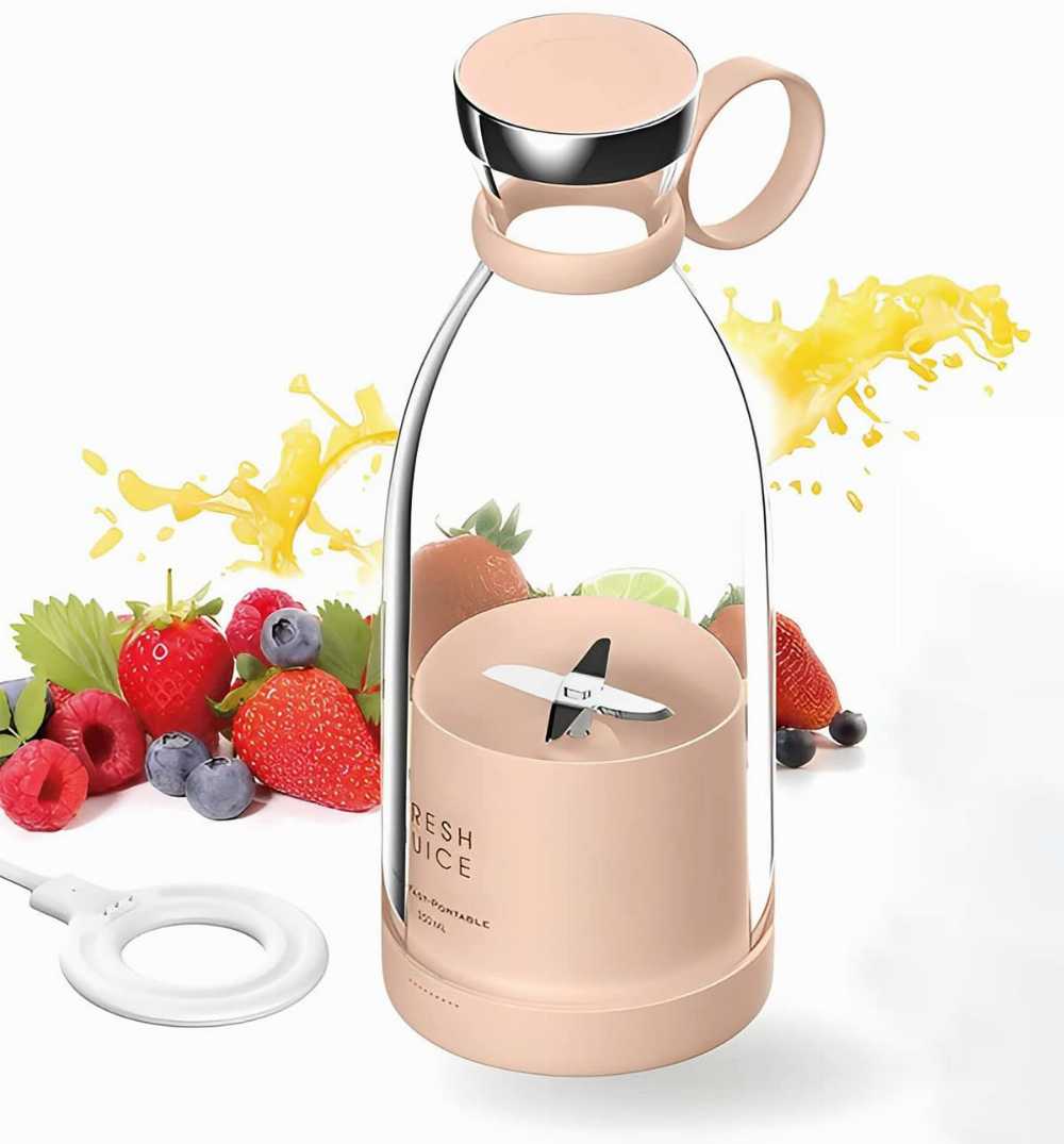 Electric Blender Bottle Juicer