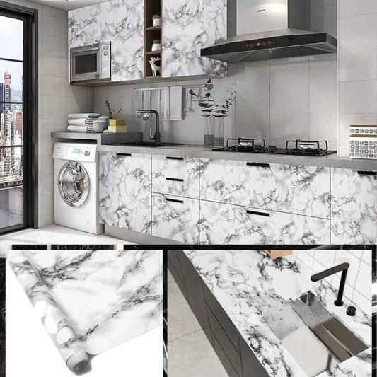 WHITE & BLACK Waterproof  Wallpaper