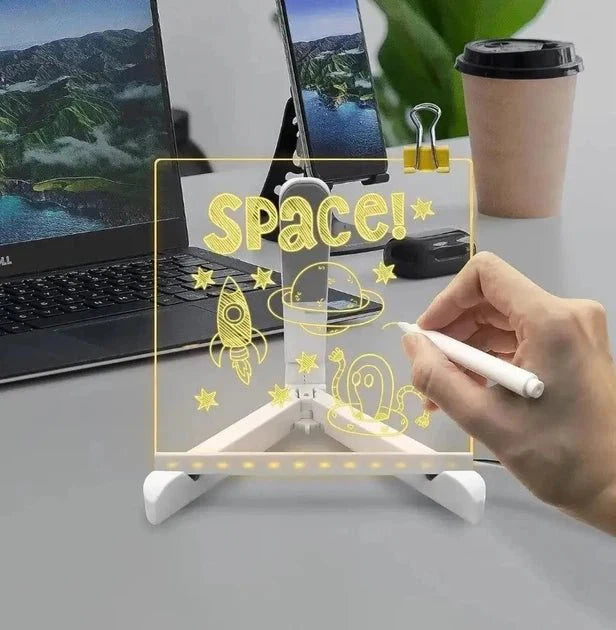 DIY Acrylic Luminescent Lamp