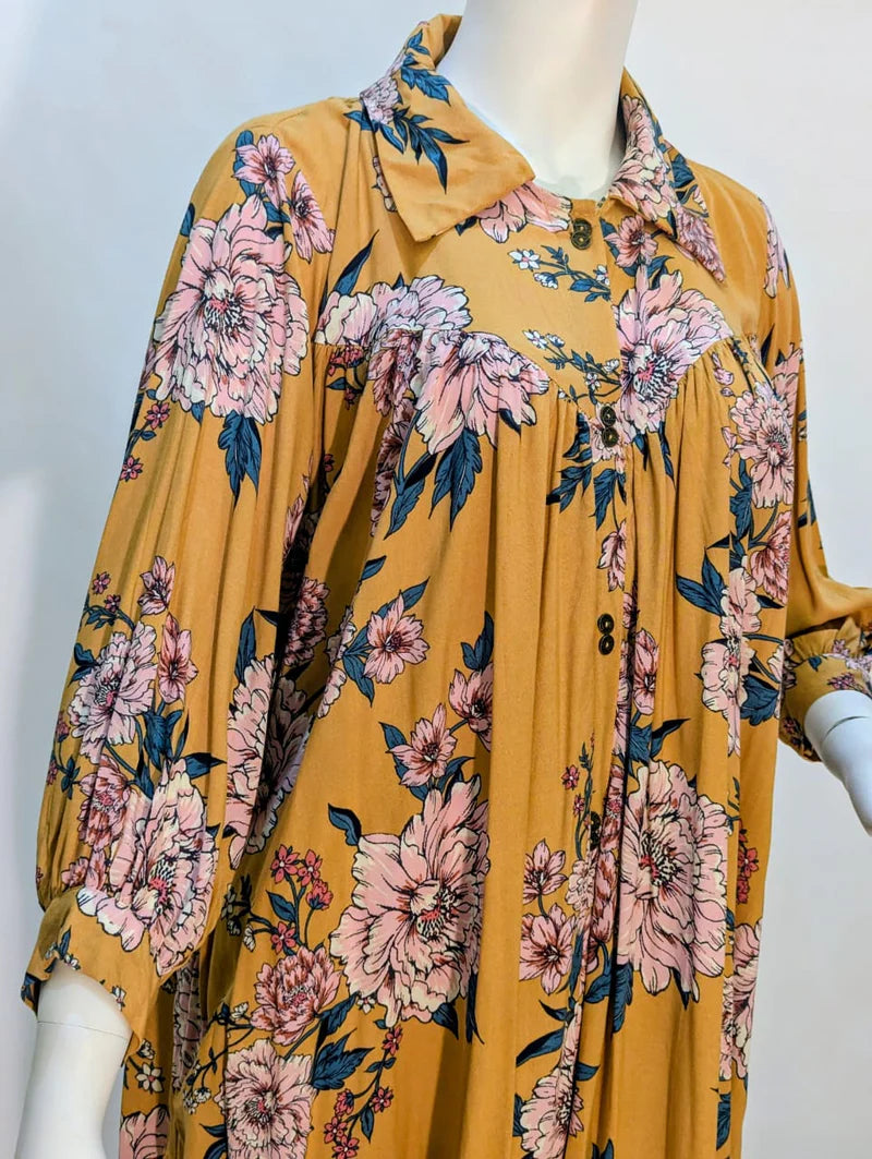 Floral Shirt Dress