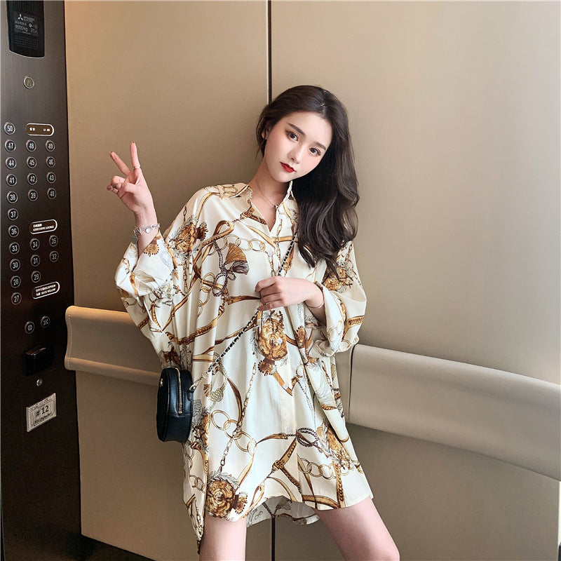 Chiffon Printed Shirt