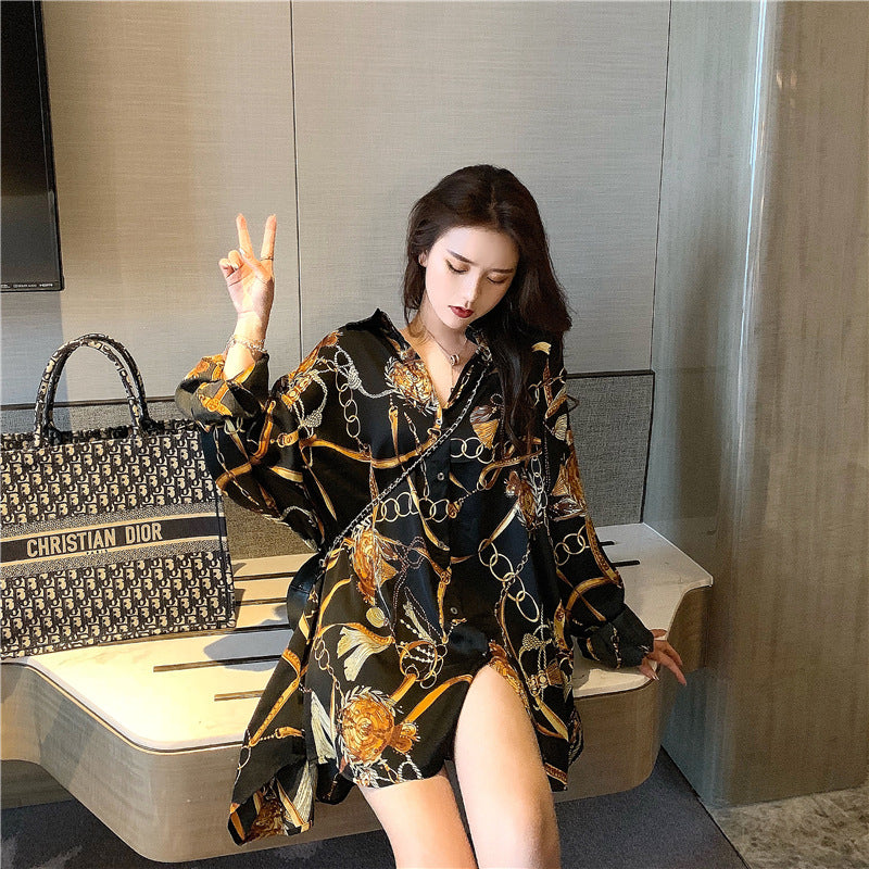 Chiffon Printed Shirt
