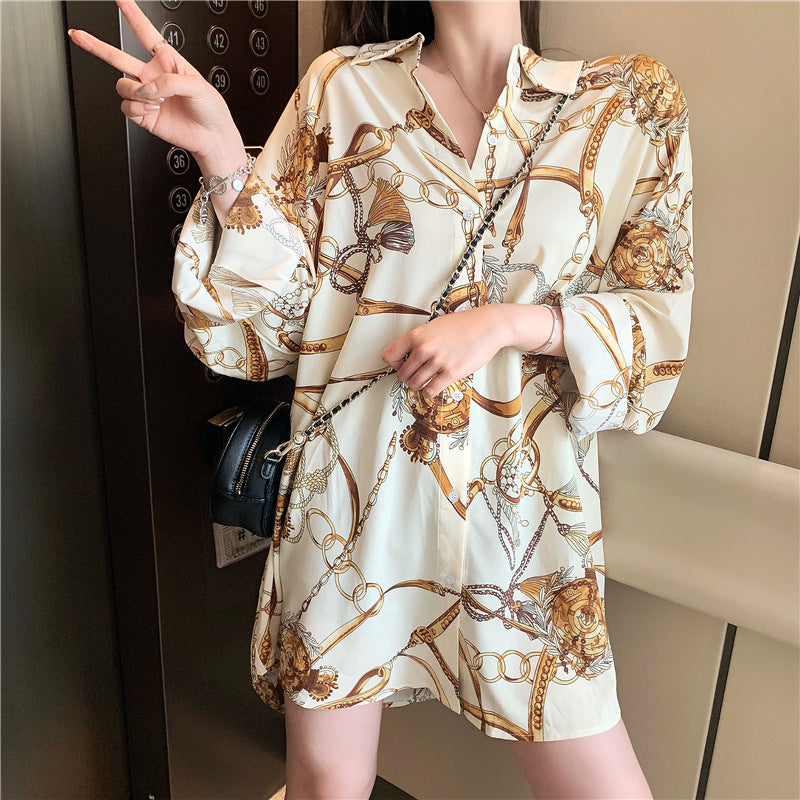 Chiffon Printed Shirt