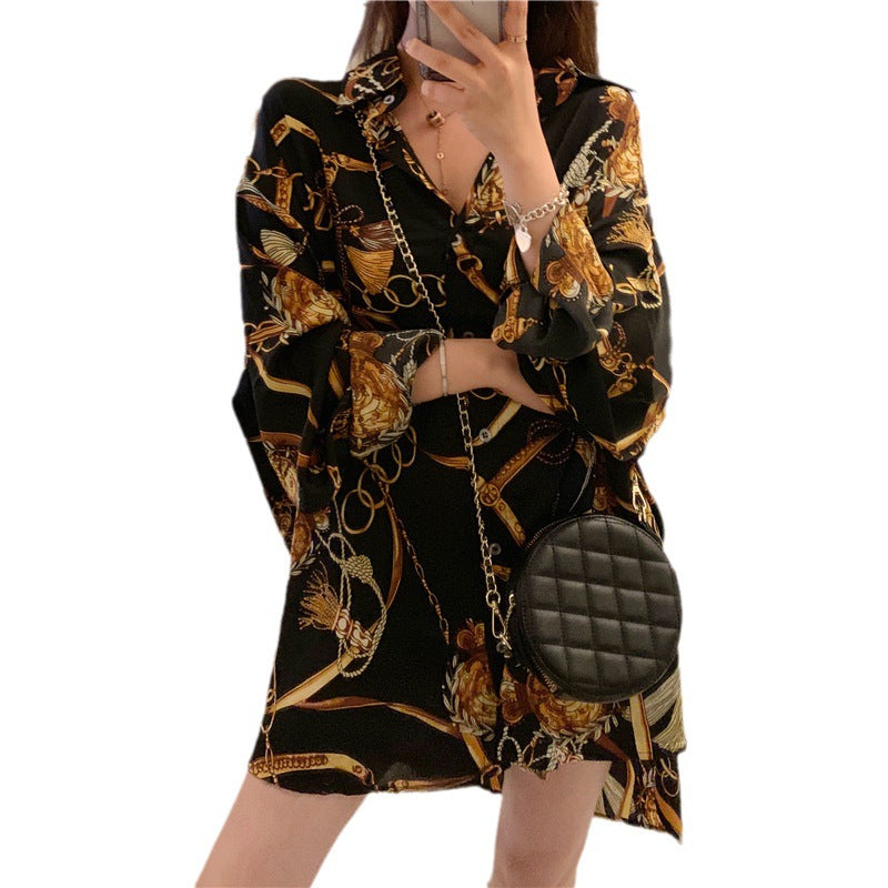 Chiffon Printed Shirt