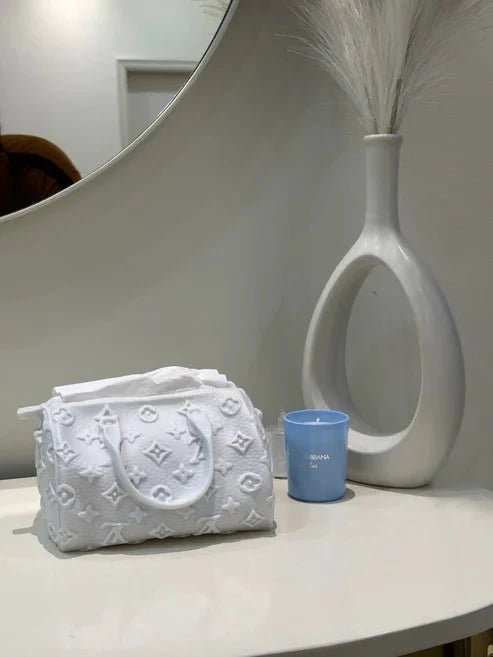 Luxury Handbag Style Tissue Box Holder