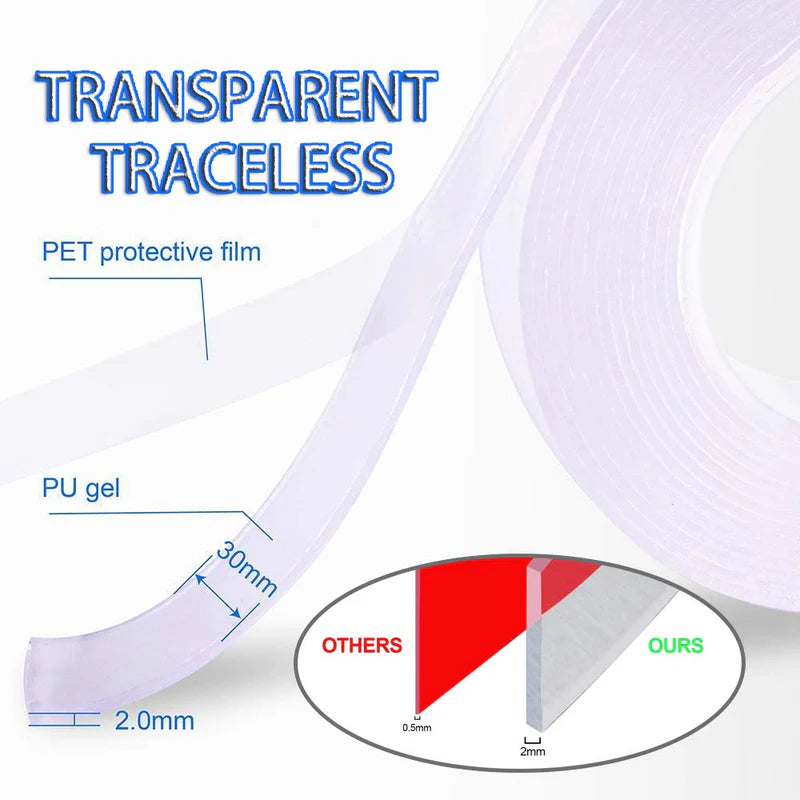 Transparent Double-Sided Nano Tape